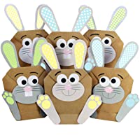 Papierdrachen Conejitos de Pascua Hacer y Rellenar tú Mismo - Cesta de Pascua Creativa - Pascua 2019 - Primavera